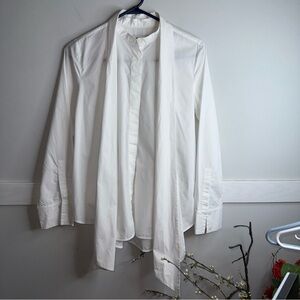 COS White Lightweight Shirt Jacket